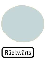 Линза в кнопки с подсветкой , плоская белая , обратная (M22-XDL-W-D16) арт.218323