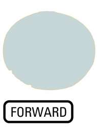 Линза в кнопки с подсветкой , плоская белая , FORWARD (M22-XDL-W-GB15) арт.218337