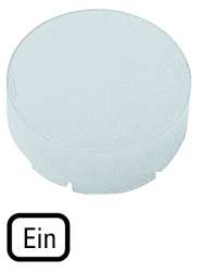 Линза для кнопок с подсветкой, выступающая белая , ON (M22-XDLH-W-D6) арт.218363