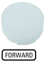 Линза для кнопок с подсветкой, выступающая белая , FORWARD (M22-XDLH-W-GB15) арт.218380