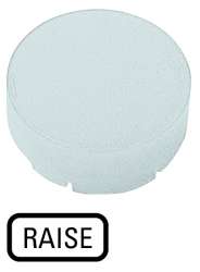 Линза для кнопок с подсветкой, выступающая белая , RAISE (M22-XDLH-W-GB17) арт.218382