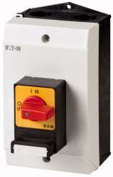 Главные выключатели, 5-полюсн., 20 A, Функция аварийного выключения, 90 °, Монтаж на поверхность (T0-3-8341/I1/SVB) арт.218983