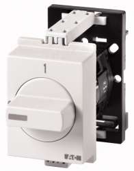 Переключатель включения/выключения, контакты: 2, 10 A, Передняя панель: 0-1, 90 °, с фиксацией, Монтаж в распределителе (TM-1-8291/IVS) арт.225335