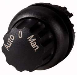 Переключатель, 2 положения, черный, с инд гравировкой, черное лицевое кольцо (M22S-WR3-X94) арт.226839