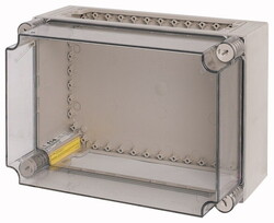 Изолированный щит с вырезами под фланцы, ВхШхД = 375x375x225 мм , СА (CI43-2200-200-NA) арт.234063