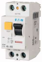 Residual current circuit breaker (RCCB), 40A, 2 p, 100mA, type A (CFI6-40/2/01-A-DE) арт.235765