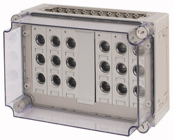 Блок предохранителей , 6x3xE27 , ВхШхД = 250x375x150мм (RS27/I43-200) арт.24224