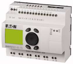 Программируемое реле 24 В DC, цифровые 12 DI (4 могут использоваться как как аналог.), 8DO, транз., дисплей+клавиатура, часы реального времени (EASY821-DC-TC) арт.256273