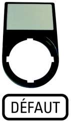 Держатель + шильдик с обозначением (M22S-ST-F67) арт.256795