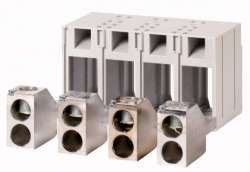 Туннельный Зажим, двойной+ крышка, 4П, NZM3 (NZM3-4-XKA2) арт.271462