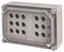 Блок предохранителей + дверь, 6x3xE27 , ВхШхД = 250x375x150 мм (RS27/I43E/T) арт.27394