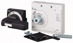 Поворотная ручка на дверь цвет красно-черный, ручка + привод + короткая ось, NZM2 (NZM2-XTVDVR-0) арт.279401