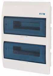 EATON/MOELLER BC-U-2/24-ECO Компактный щит встроенного исполнения, 2 ряда, 24 модуля, прозрачная дверь, пластик (арт.280356) арт.280356