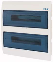 Компактный щит встроенного исполнения, 2 ряда, 36 модулей, прозрачная дверь, пластик (BC-U-2/36-ECO) арт.280357