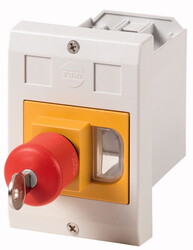 Изолированный корпус, + кнопка аварийного останова, отмена фиксации ключом, встраиваемый монтаж, для PKZM01 (E-PKZ01-PVS) арт.281637