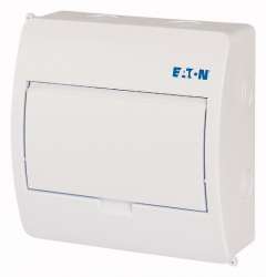 EATON/MOELLER BC-O-1/8-TW-ECO Компактный щит навесного исполнения, 1ряд, 8 модулей, белая дверь, пластик (арт.281690) арт.281690