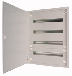 Встроенный щит, 6 ряда, 144 модуля, цвет серый, сталь (BF-U-6/144-G-C) арт.283059