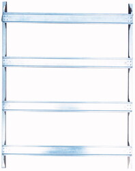 Рама с ДИН-рейками, 5 ряда, 120 модулей (BFZ-DINS-5/120) арт.283104