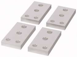 Соединительная шина, 2 отверстия, вертикальная, 4p, 1250A (NZM4-4-XKM2S-1250) арт.284472