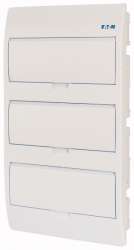 EATON/MOELLER BC-U-3/36-TW-ECO Компактный щит встроенного исполнения, 3 ряда, 36 модулей, белая дверь, пластик (арт.284643) арт.284643