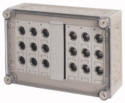 Блок предохранителей , 6x3xE27 , ВхШхД = 250x375x150 мм (RS27/I43E) арт.29767