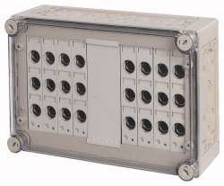 Изолированный щит с предохранителями , 8x3xE18 , ВхШхД = 250x375x150 мм (RS18/I43E) арт.32140