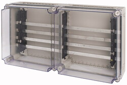 Изолированный щит с шинной системой In = 400A 4П (SKA404-2I44) арт.34204