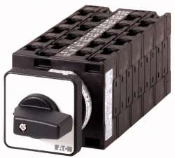 Ступенчатые выключатели, контакты: 20, 32 A, Передняя панель: 1-4, 45 °, с фиксацией, Монтаж (T3-10-8485/E) арт.3837