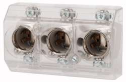 Держатель плавких вставок 3П, 25А (S27) арт.43492