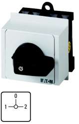 Переключатель, контакты: 8, 20 A, Передняя панель: 1-0-2, 90 °, с фиксацией, Монтаж в распределителе (T0-4-8294/IVS) арт.43594