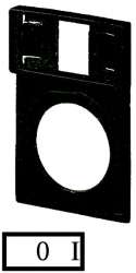 Держатель шильдика , экран , I 0 (Q25TS-90) арт.46189