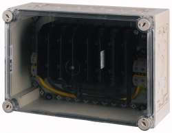 Изолированный щит с предохранителями, 2x NH00 100A 3p, ВхШхД = 250x375x150 мм (2GS00/I43E-V2K) арт.46379