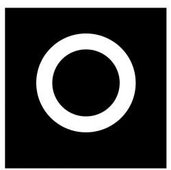 Шильдик , желтый цвет, символ Stop / Off (19TQ18) арт.54510