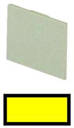 Шильдик , желтый цвет , пустой (05SQ25) арт.63201