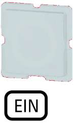 Шильдик , белый, (123TQ25) арт.63747