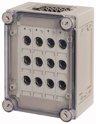 Изолированный щит с предохранителями, 4x3xE18 , ВхШхД = 250x187.5x150 мм (RS18/I23-125) арт.81175