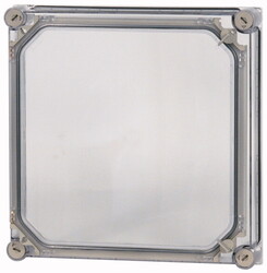 Дверь с прозрачной передней крышкой, ВхШхД = 375x375x25 мм (D125-CI44/T) арт.84341