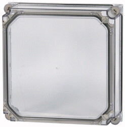 Дверь с прозрачной передней крышкой, ВхШхД = 375x375x50 мм (D150-CI44/T) арт.86714