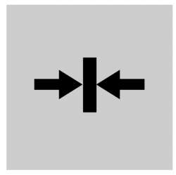 Шильдик , прозрачный , "фиксировать" (55LQ18) арт.86817