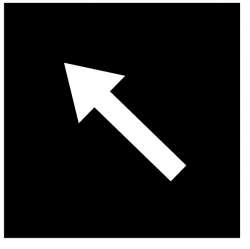 Кнопочный шильдик , стрелки (36TQ18) арт.88275