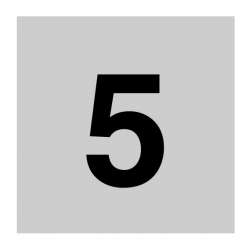 Шильдик , прозрачный, 5 (85LQ18) арт.88567