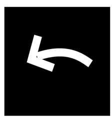 Кнопочный шильдик , стрелки (912TQ18) арт.90181