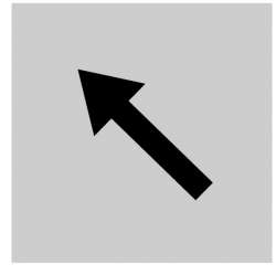 Шильдик , прозрачный со стрелкой (36LQ18) арт.90410