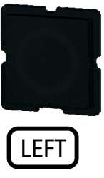 Шильдик , цвет черный , левый (234TQ25) арт.90987