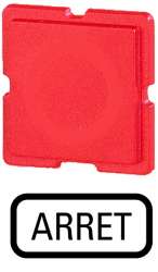 Шильдик , цвет красный, ARRET (310TQ25) арт.91446