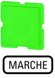 Шильдик , цвет зеленый , MARCHE (311TQ25) арт.91475
