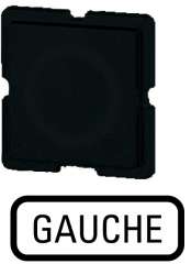 Шильдик , цвет черный, GAUCHE (334TQ25) арт.92567