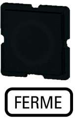 Шильдик , цвет черный, FERME (353TQ25) арт.92609