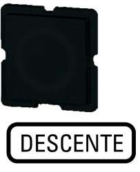 Шильдик , цвет черный, DESCENTE (373TQ25) арт.92775