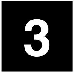 Шильдик , цвет черный, 3 (83TQ25) арт.93197